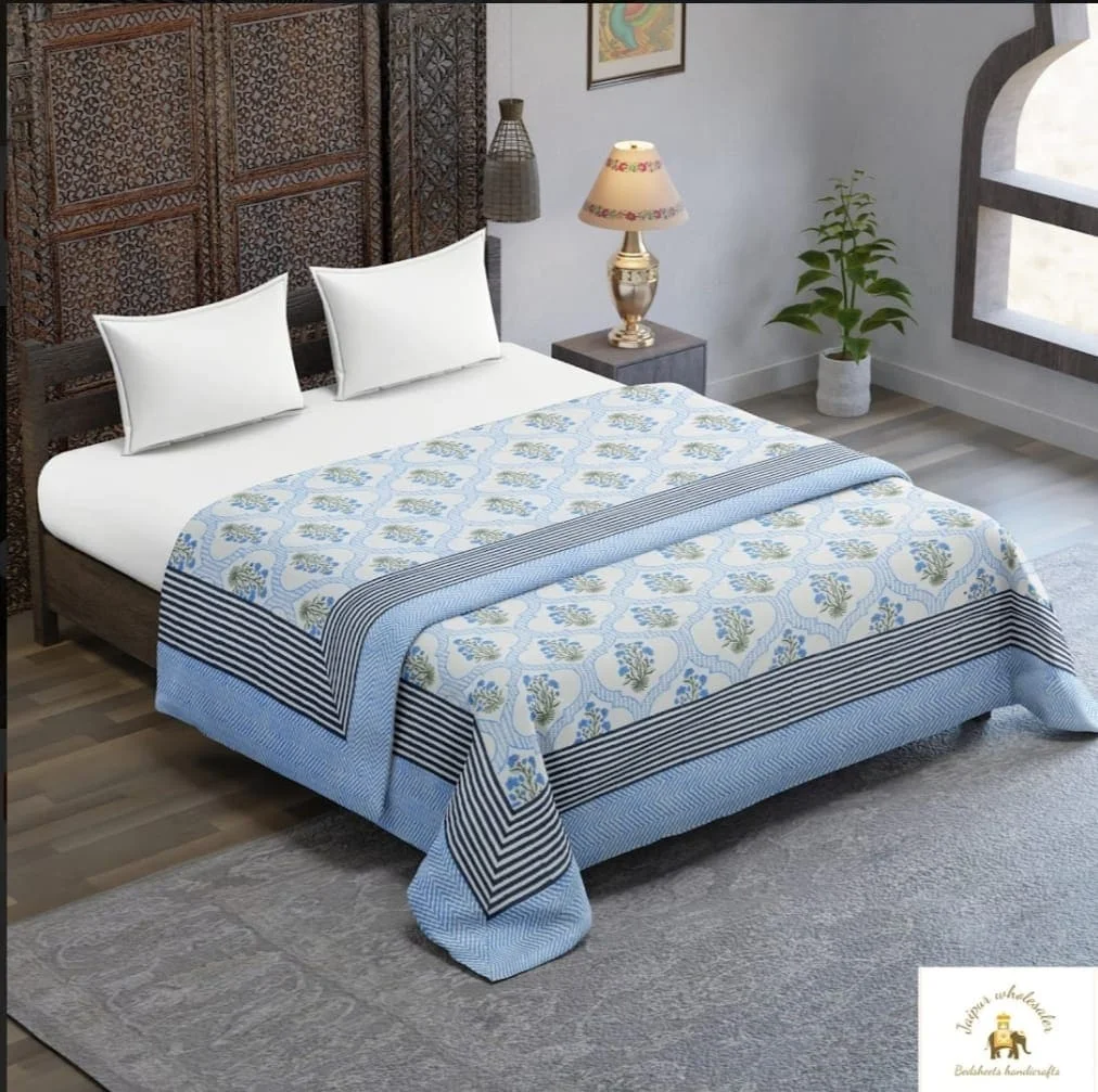 Exclusively Designed Hand Block Print Comforter 90*100-Jaipur Wholesaler