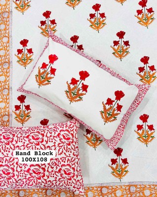 Hand Block Printed Cotton Bedsheet-Jaipur Wholesaler