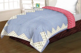Single Bed Multicolor Cotton Rajai 60x90-Jaipur Wholesaler